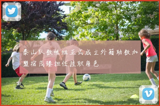 泰山队教练组正式成立外籍助教加盟宿茂臻担任挂职角色